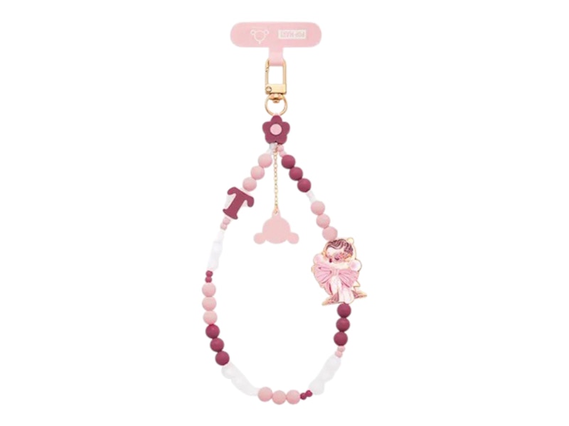 Pre-owned Pop Mart Hand In Hand Series Tranquility Blossom (super Secret Edition) Phone Charm In Multi