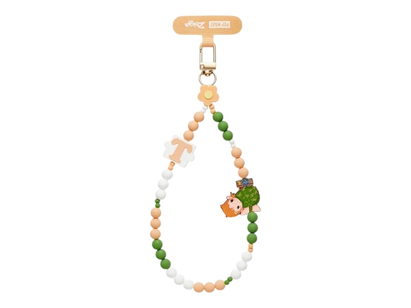 Pre-owned Pop Mart Hand In Hand Series Trying To Think Phone Charm In Multi