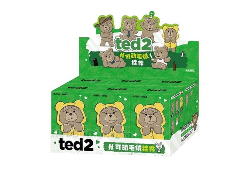 Pop Mart Pop Mart Ted2 Teddy Bear Action Plush Pendant