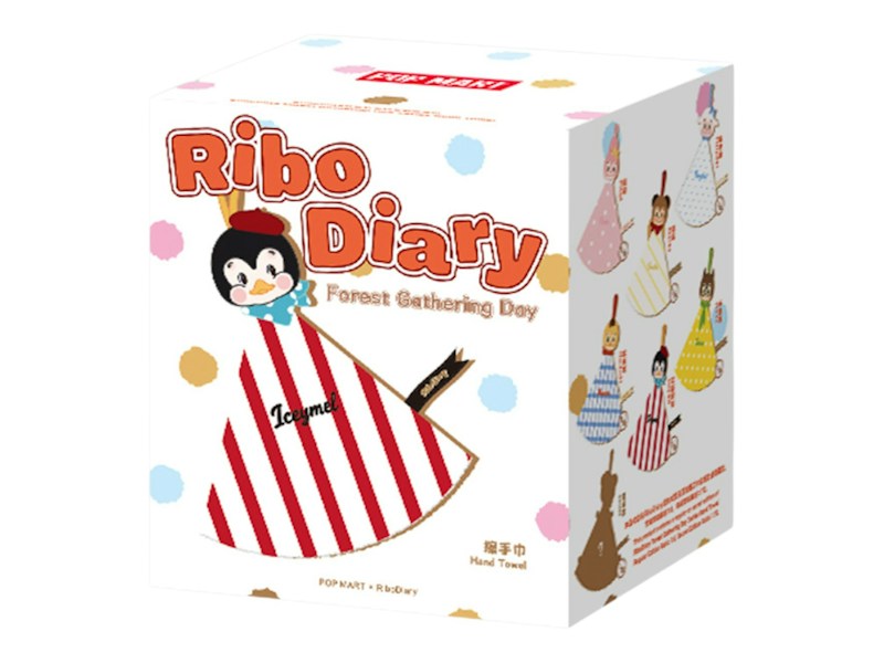 Pop Mart RiboDiary Forest Gathering Day Series Hand Towel Single Blind Box
