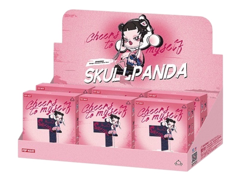 Pop Mart SKULLPANDA Cheers to Myself Series Badge Pendant