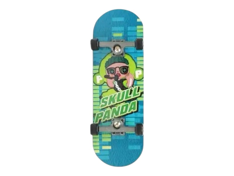 SKULLPANDA finger skateboardポップマートスカルパンダ Pop Mart SKULLPANDA Hypepanda Series Rapper Fingerboard - US