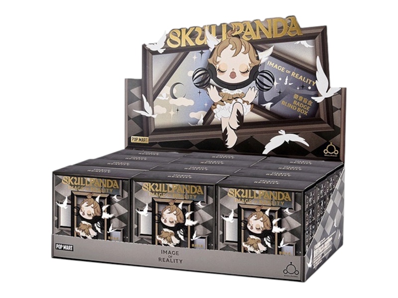 Pop Mart SKULLPANDA Image Of Reality Series Badge Sealed Case (12