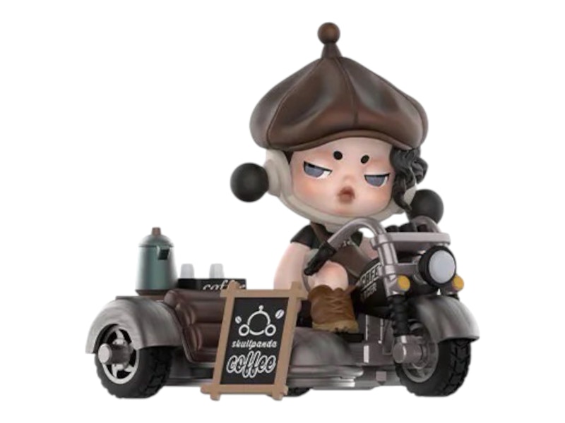 POPMART SKULLPANDA シークレット COFFEE EXPRESS Pop Mart SKULLPANDA Laid Back Tomorrow Series Coffee Express