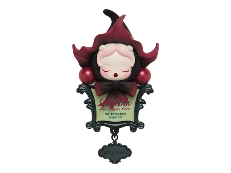 Pop Mart SKULLPANDA Petals in Four Acts Series The Threefold Requiem Fridge Magnet