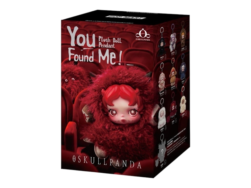 POP MART SKULLPANDA You Found Me! アソート Pop Mart SKULLPANDA You Found Me! Series Plush Doll Pendant