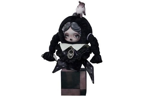 Pop Mart SKULLPANDA x Wednesday (Classic Dress Version) Plush - US Pop Mart SKULLPANDA x Wednesday (Classic Dress Version) Plush - US