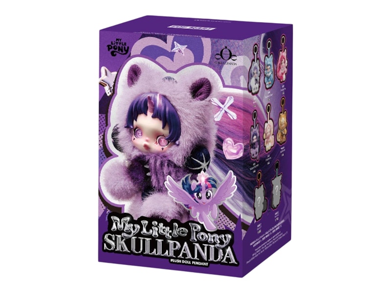 Pop Mart Skullpanda x My Little Pony Series Plush Doll Pendant