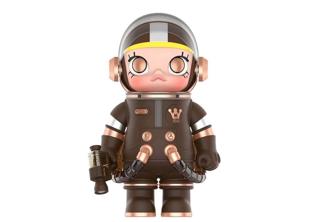 Pop Mart Space Molly Mega Collection 10 Toffee