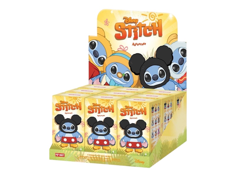 新品 未開封 Stitch Adventure アソートBOX シュリンク付き Pop Mart Stitch Adventure Series Vinyl Plush Pendant Sealed Case