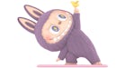 Pop Mart THE MONSTERS Labubu Lazy Yoga Series Little Bird Figure