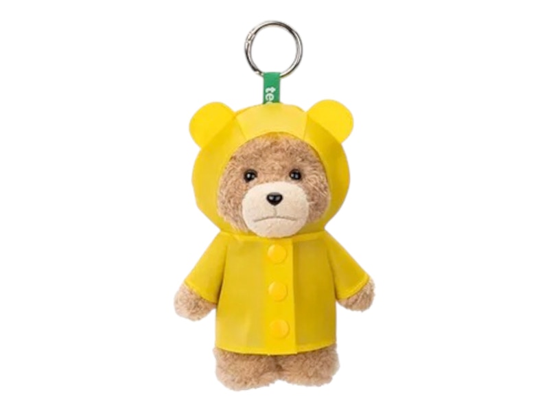 Pop Mart Ted2 Teddy Bear Action Series Raincoat Bear Plush