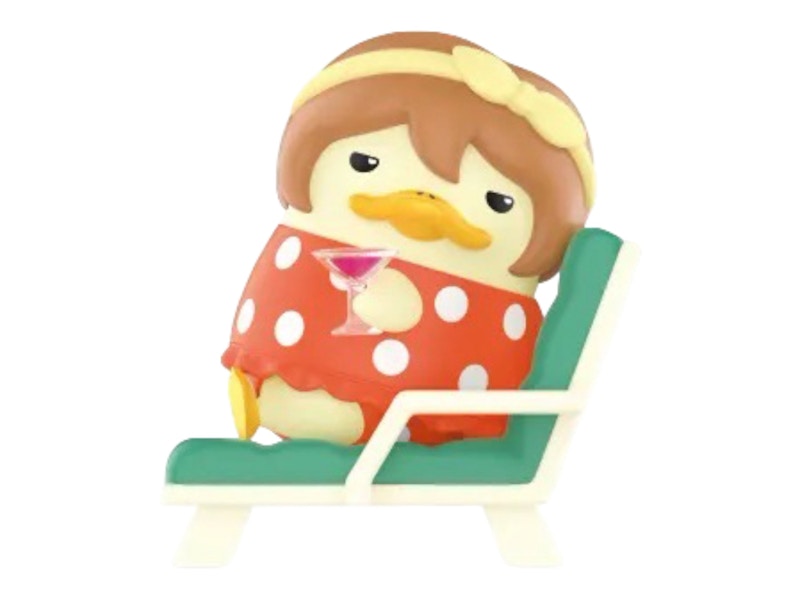 Pop Mart The Grand DUCKOO Hotel Series Sunbed Figure