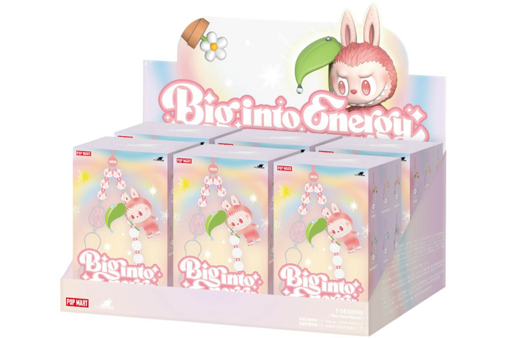 Pop Mart Labubu The Monsters Big into Energy Series Phone Charm Sealed ...
