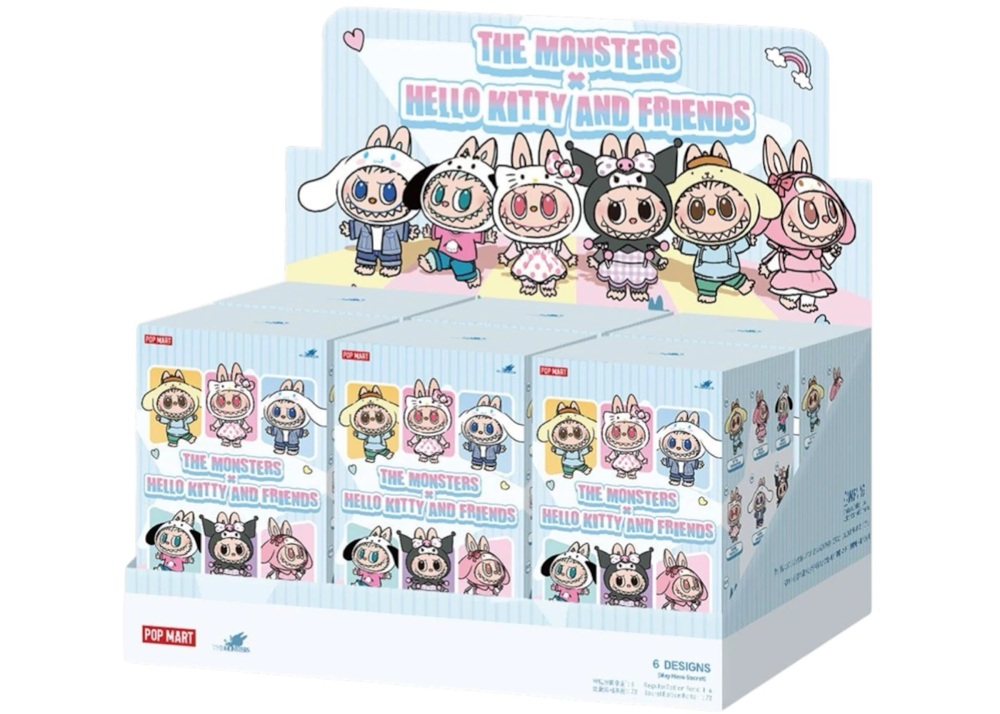 Pop Mart The Monsters Labubu x Hello Kitty and Friends Series Sealed ...