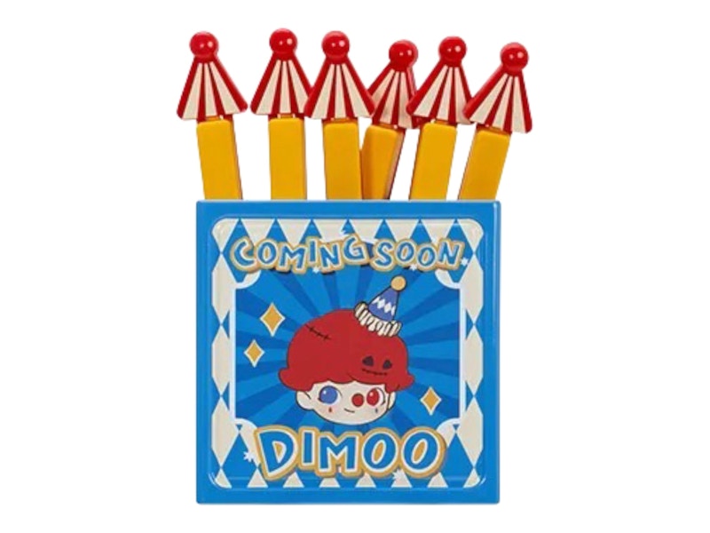 Pop Mart WHY SO SERIOUS Series Dimoo Flame Clown Magnet - US