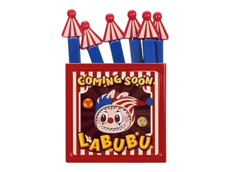 Pop Mart WHY SO SERIOUS Series Labubu Juggling Clown Magnet - US