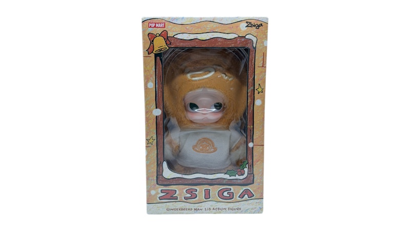 【新品・未開封】POP MART Zsiga 1/8 フィギュア Pop Mart Zsiga Gingerbread Man 1/8 Figure - US