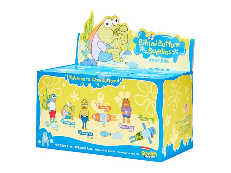 Pop Mart x Bikini Bottom Buddies Plush Sealed Case (6 Blind Box)