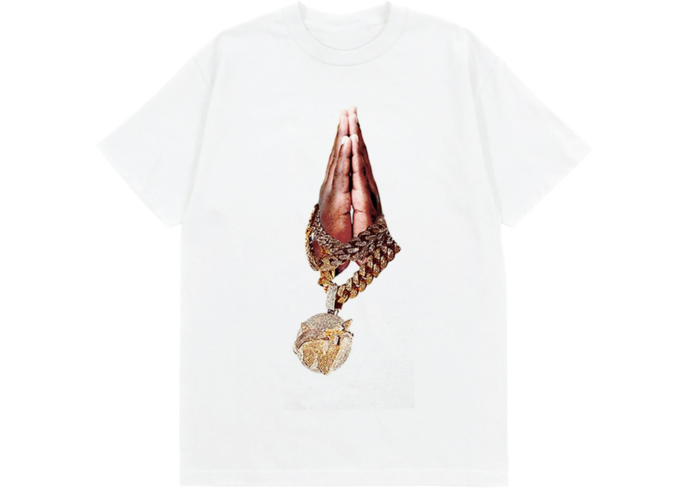 Pop Smoke X Vlone Chain T Shirt Ii White Ss21 Pop Smoke X Vlone Chain T Shirt Ii White Ss21