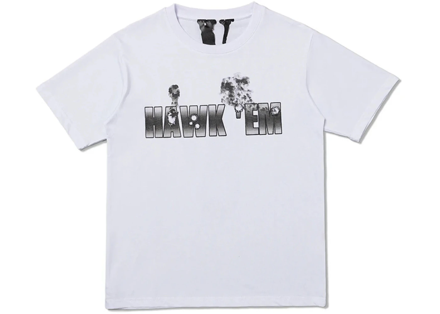 Pop Smoke x Vlone Hawk Em' T-Shirt White Men's US