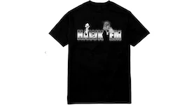 Camiseta Pop Smoke x Vlone Hawk Em' en negro