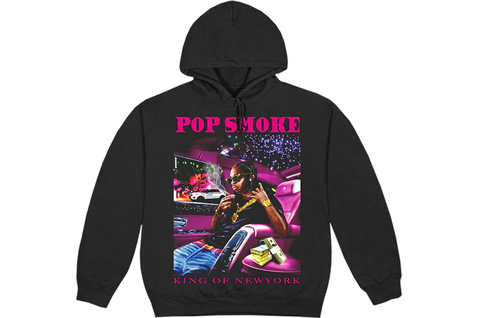 Pop Smoke x Vlone King Of NY Hoodie Black