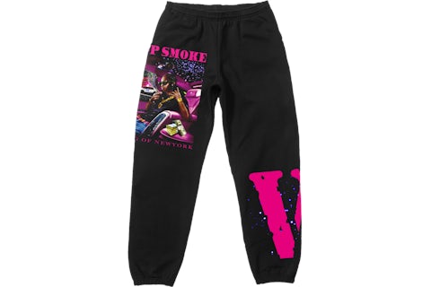 Pop Smoke x Vlone King Of NY Sweatpants Black Men s SS21 US