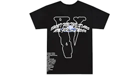 T-Shirt Pop Smoke x Vlone Tracklist schwarz