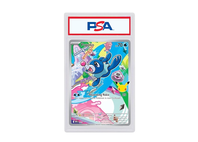 Popplio 2026 Pokémon Mega Evolution First Partners Collection Promo 45 (PSA or BGS Graded)