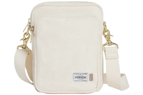 Porter x JJJJound Passport Bag Small Off-White in Cotton