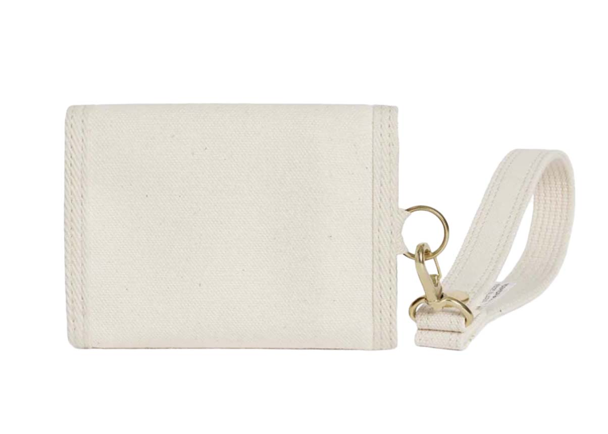 Porter x JJJJound Wallet Off-White in Cotton/Calfskin Leather with 