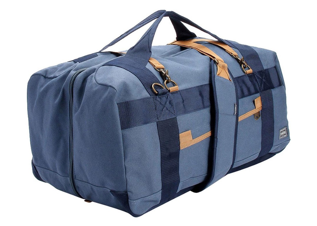 Pre-owned Porter X Pointer Duffel Bag Atlantic