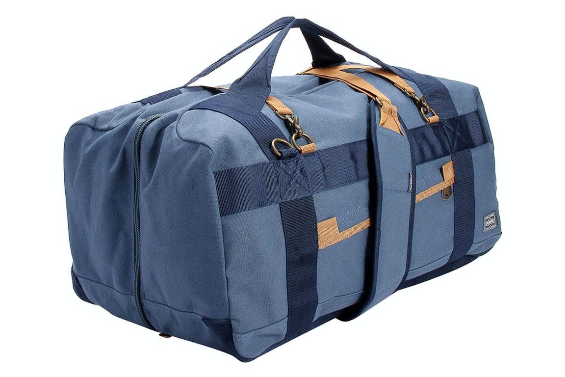 Pre-owned Porter X Pointer Duffel Bag Atlantic