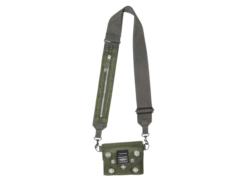 最終値下げ！TOGA x PORTER SHOULDER WALLET Porter x Toga Shoulder Wallet Khaki in Nylon - US