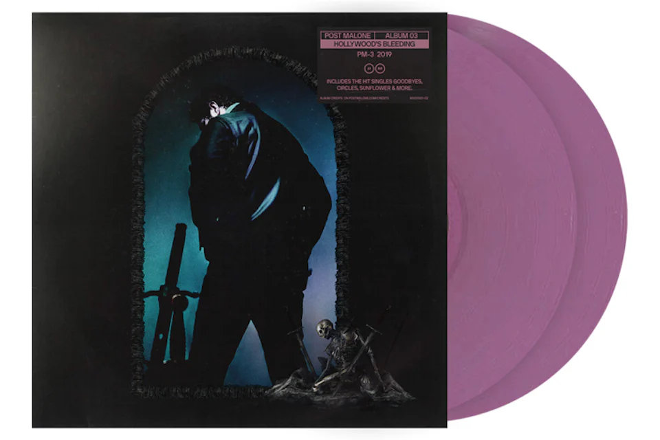 Post Malone Hollywoods Bleeding 2XLP Vinyl Pink
