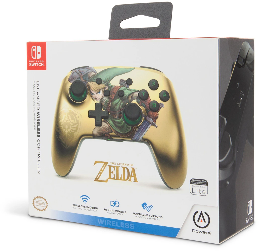 Dare kasket pisk PowerA Nintendo Switch Legends of Zelda Wireless Controller Link Gold - US