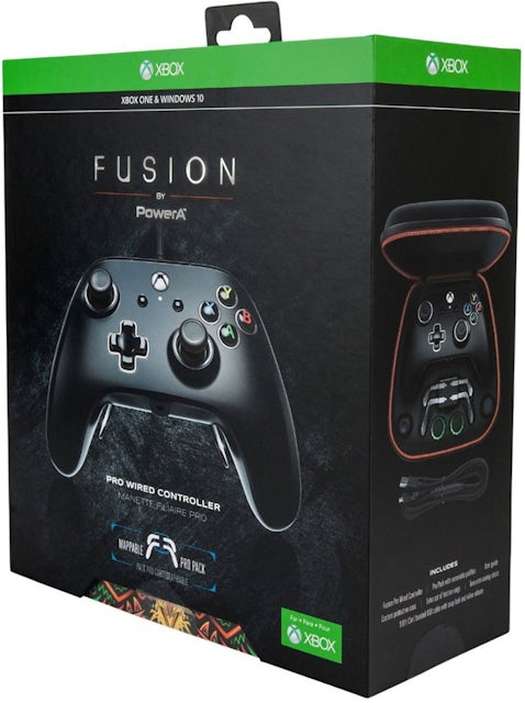 PowerA Xbox One Fushion Pro Wired Controller 1510522-02 Black - US