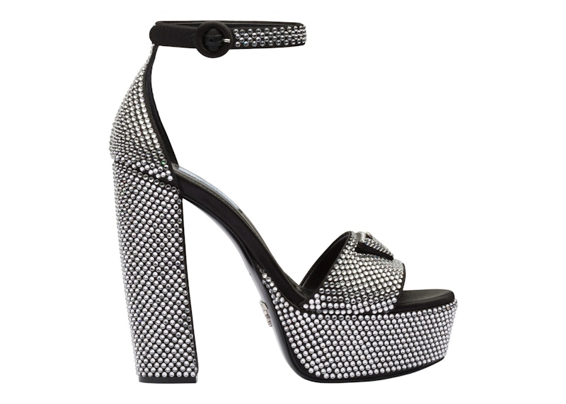 Prada Crochet Wedge Sandals - White | Editorialist