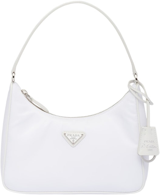 White Prada Re-edition 2005 Re-nylon Mini Bag