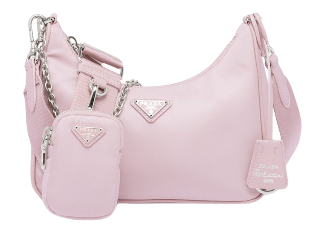 Pre-owned Prada 2005 Shoulder Bag Alabaster Pink