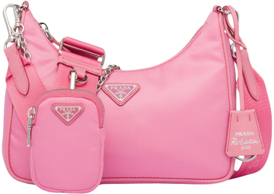 Prada Galleria Saffiano Leather Medium Bag, Women, Alabaster Pink