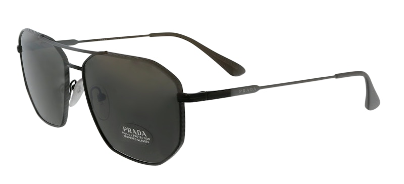 Prada Oval Sunglasses Black (0PR 63XS 1AB08G) in Acetate/Metal - US