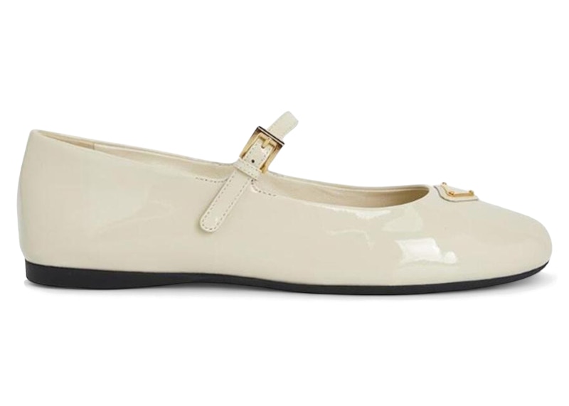 Prada Ballerina Flat Ivory (Women's) - 1F567N_069_F0304 - GB