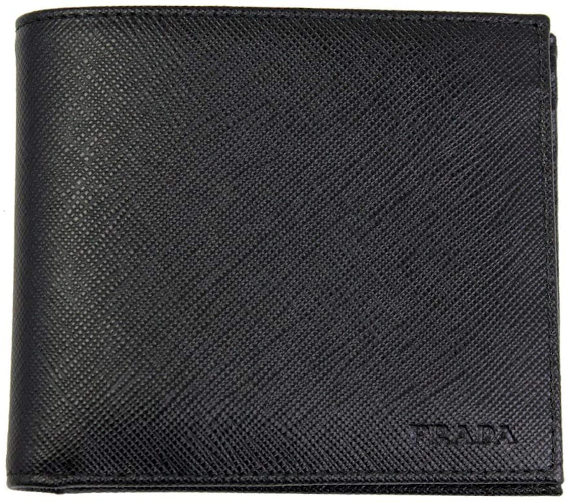 PRADA: wallet in Saffiano leather with logo - Pink
