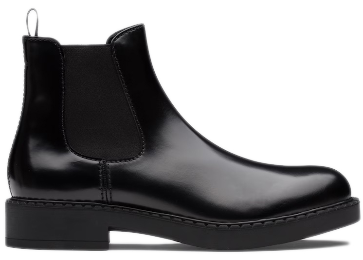 Prada leather Chelsea boots