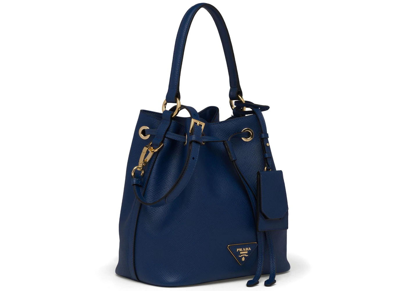 Prada bucket bag blue Clearance