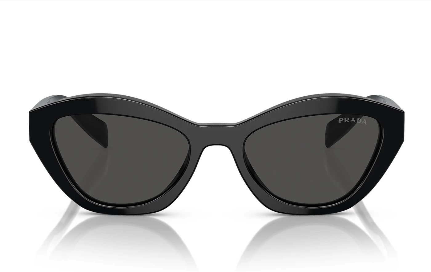 Prada Butterfly Sunglasses Black/Dark Grey (PRA02S) in Acetate with ...