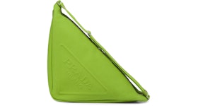 Prada Canvas Triangle Bag Fern Green