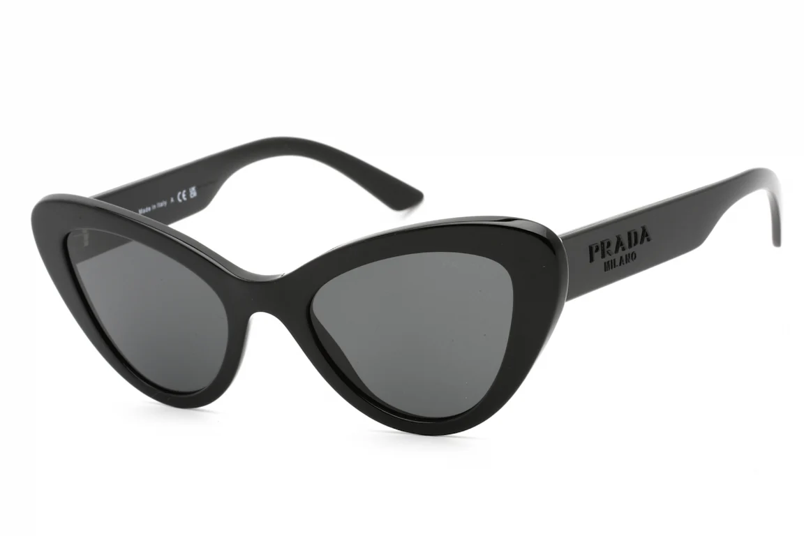Prada Cat Eye Sunglasses Black (PR13YS-1AB5S0-52) in Acetate with ...